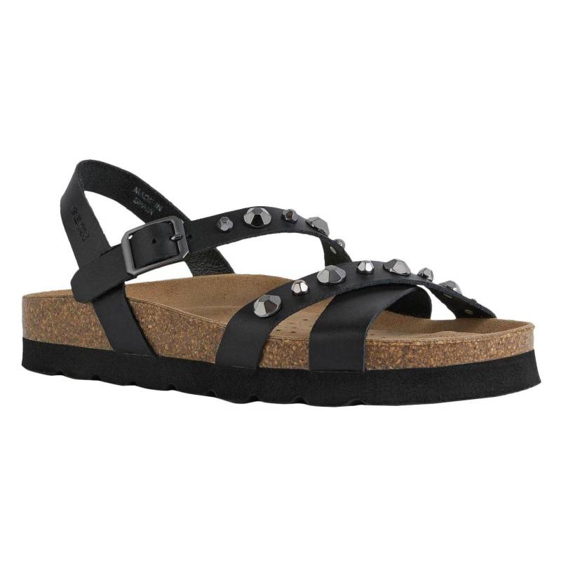 Sandalen Kency, Leder Damen Schwarz 36 von GEOX