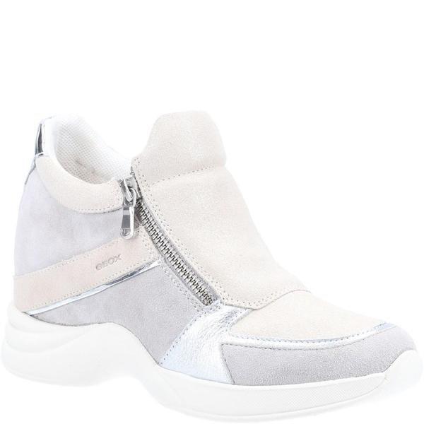 Sneaker Armonica, Leder Damen Grau 39 von GEOX