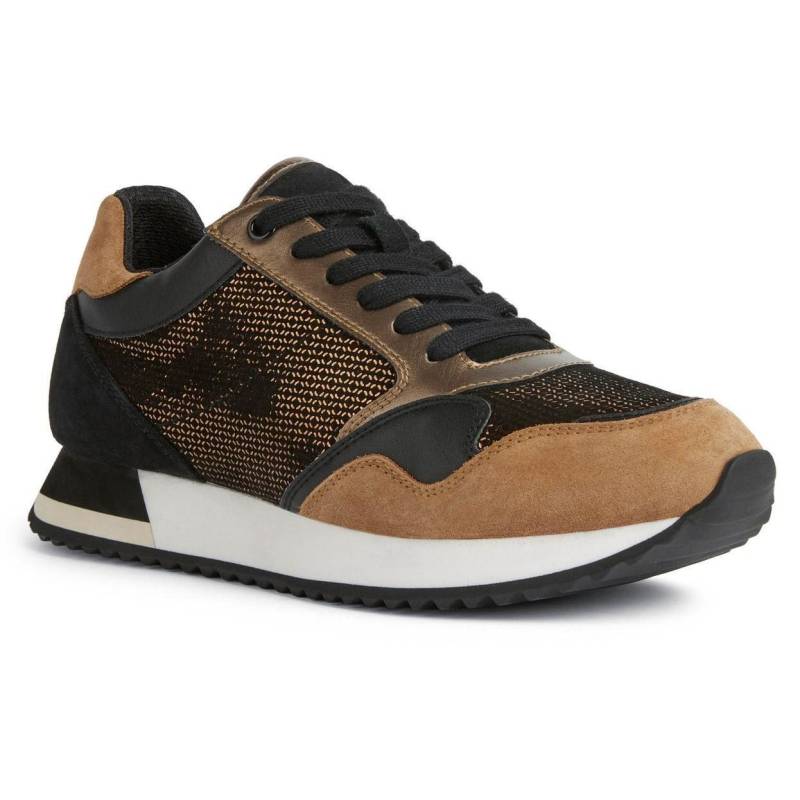 Sneaker Doralea, Leder Damen Bronze 38 von GEOX