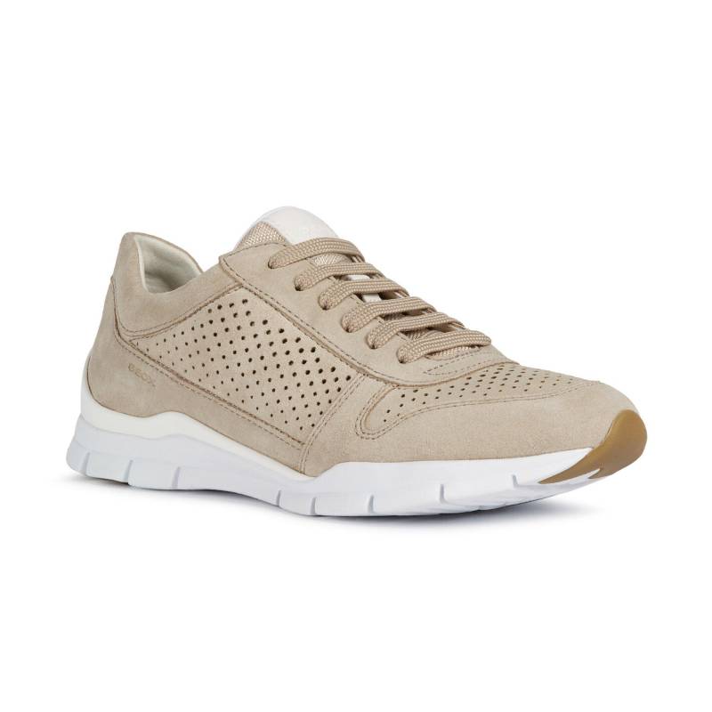 Geox - Sneakers, Low Top, für Damen, Taupe, Größe 38 von Geox