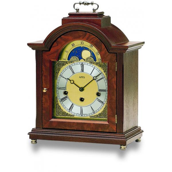 AMS Holz Tischuhr mit Mondphase und Westminsterschlag AMS Holz Tischuhr mit Mondphase und Westminsterschlag von GERMAN CLOCKS