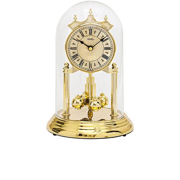 AMS Jahresuhr mit Glasglocke, römische Zahlen AMS Jahresuhr mit Glasglocke, römische Zahlen von GERMAN CLOCKS