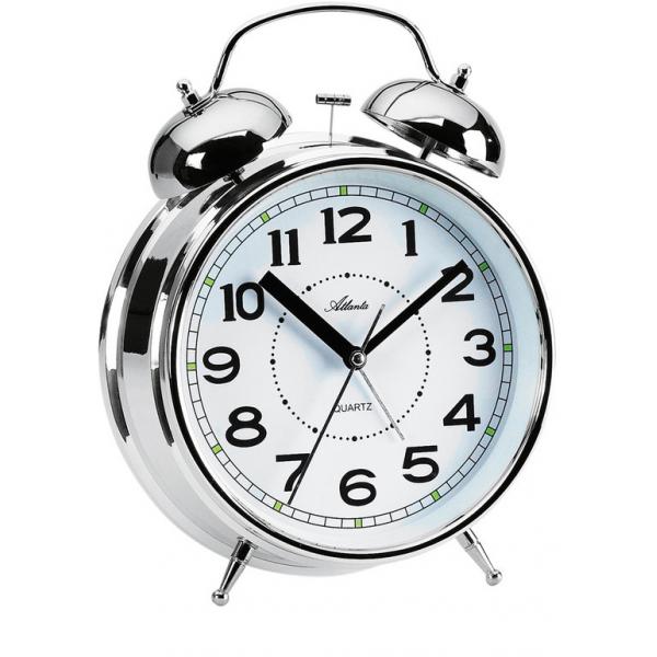 ATLANTA Glockenwecker Sweep Silent mit Licht 23cm ATLANTA Glockenwecker Sweep Silent mit Licht 23cm von GERMAN CLOCKS