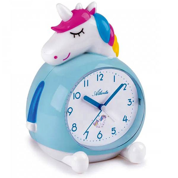 ATLANTA Kinderwecker Einhorn Silent mit Licht und Musik ATLANTA Kinderwecker Einhorn Silent mit Licht und Musik von GERMAN CLOCKS