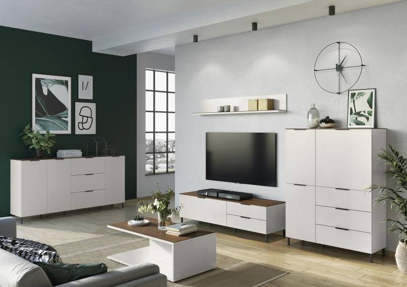 GERMANIA Highboard »California«, Höhe 146 cm, mit filigraner Deckplatte von Germania