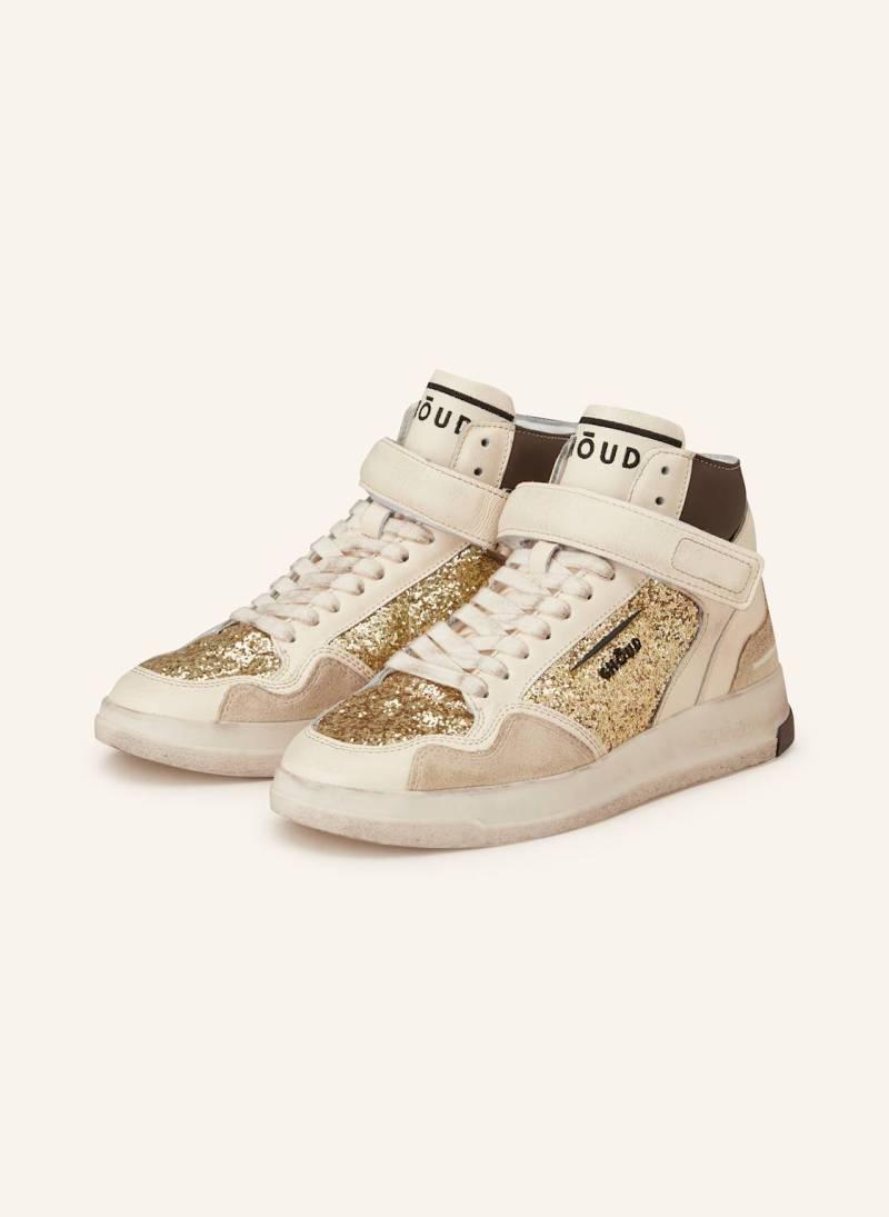 Ghoud Hightop-Sneaker Tweener beige von GHOUD