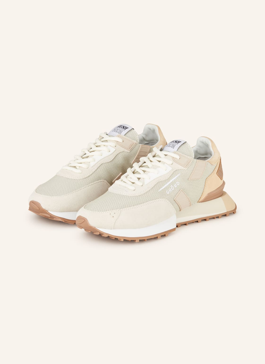 Ghoud Sneaker Rush Groove beige von GHOUD