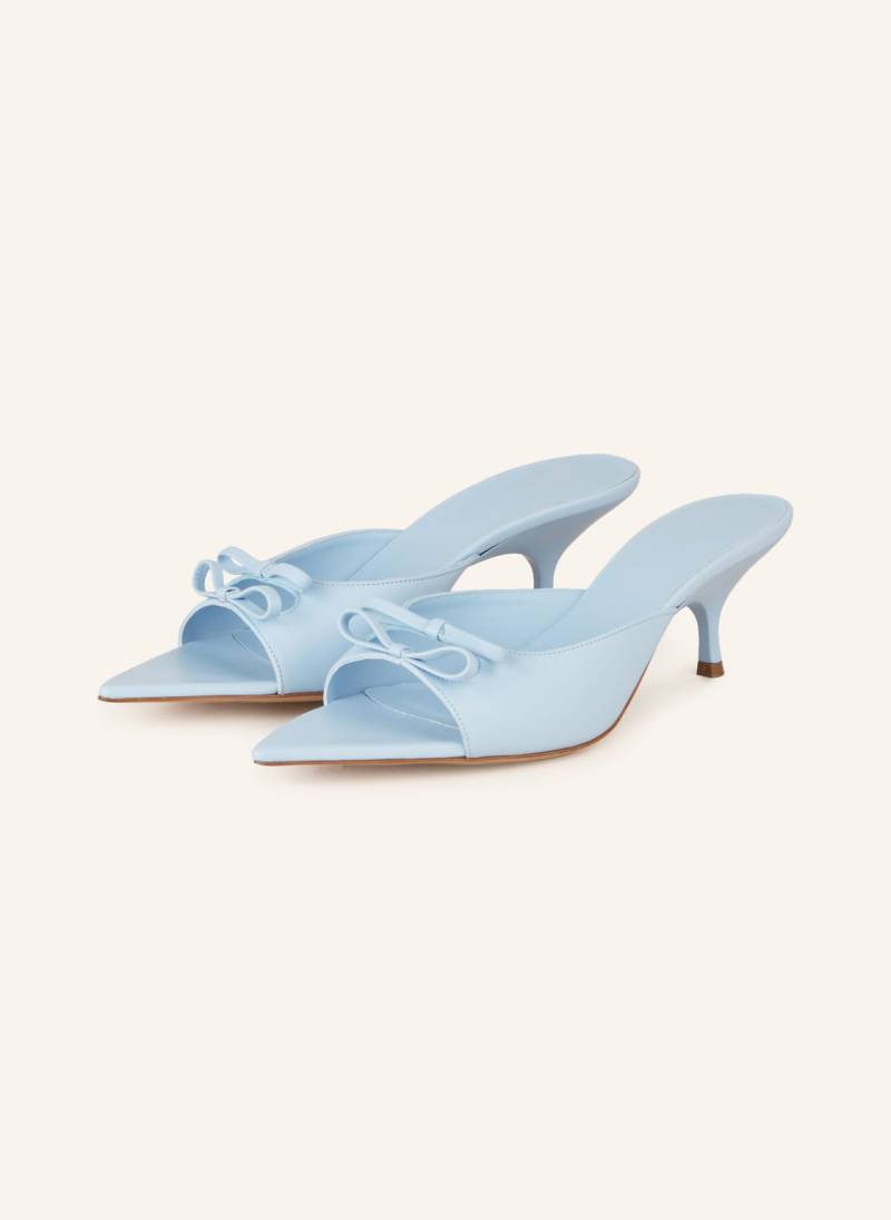 Gia Borghini Mules Blanche blau von GIA BORGHINI