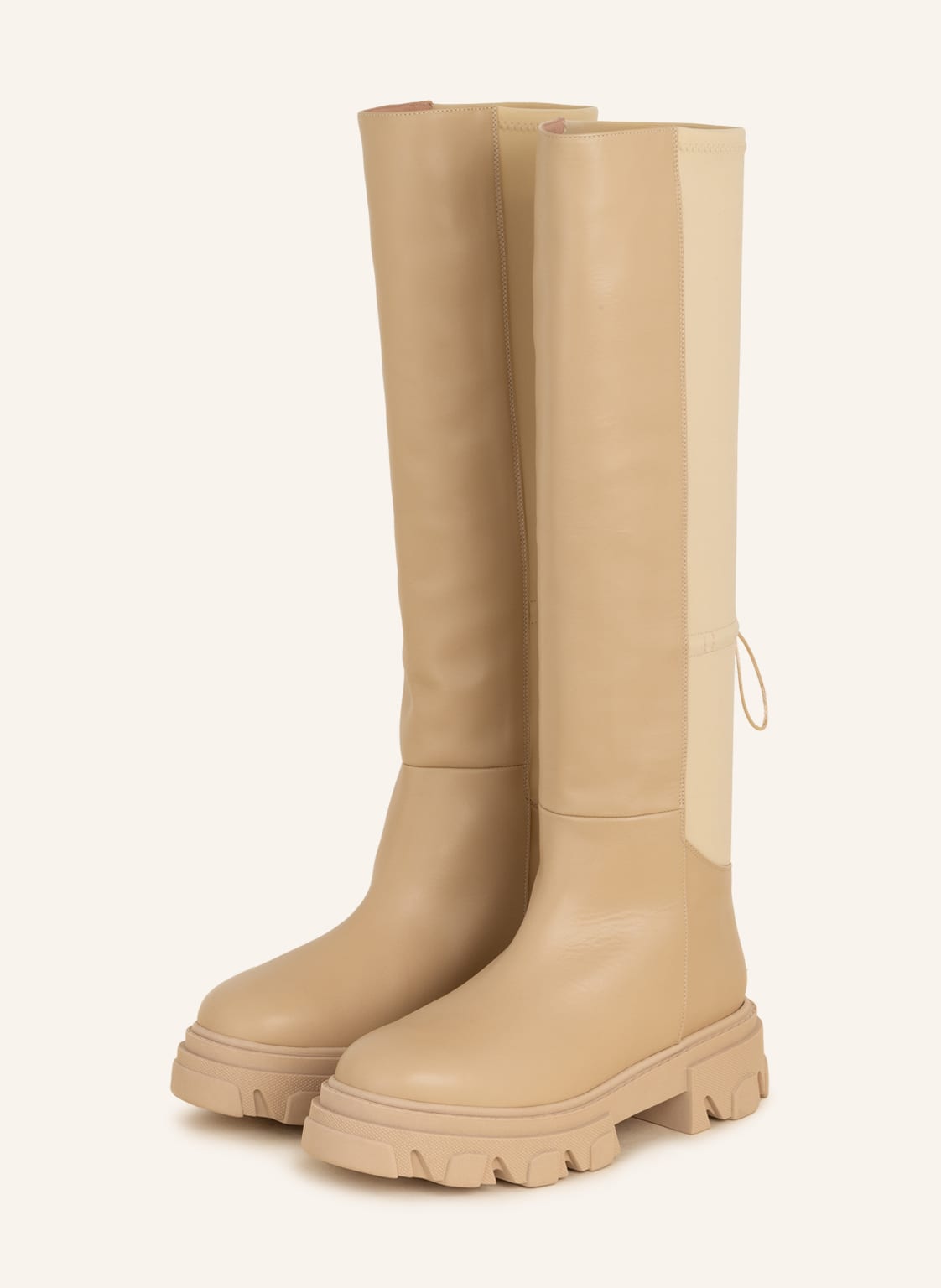 Gia Borghini Overknee-Stiefel Gia 12 beige von GIA BORGHINI