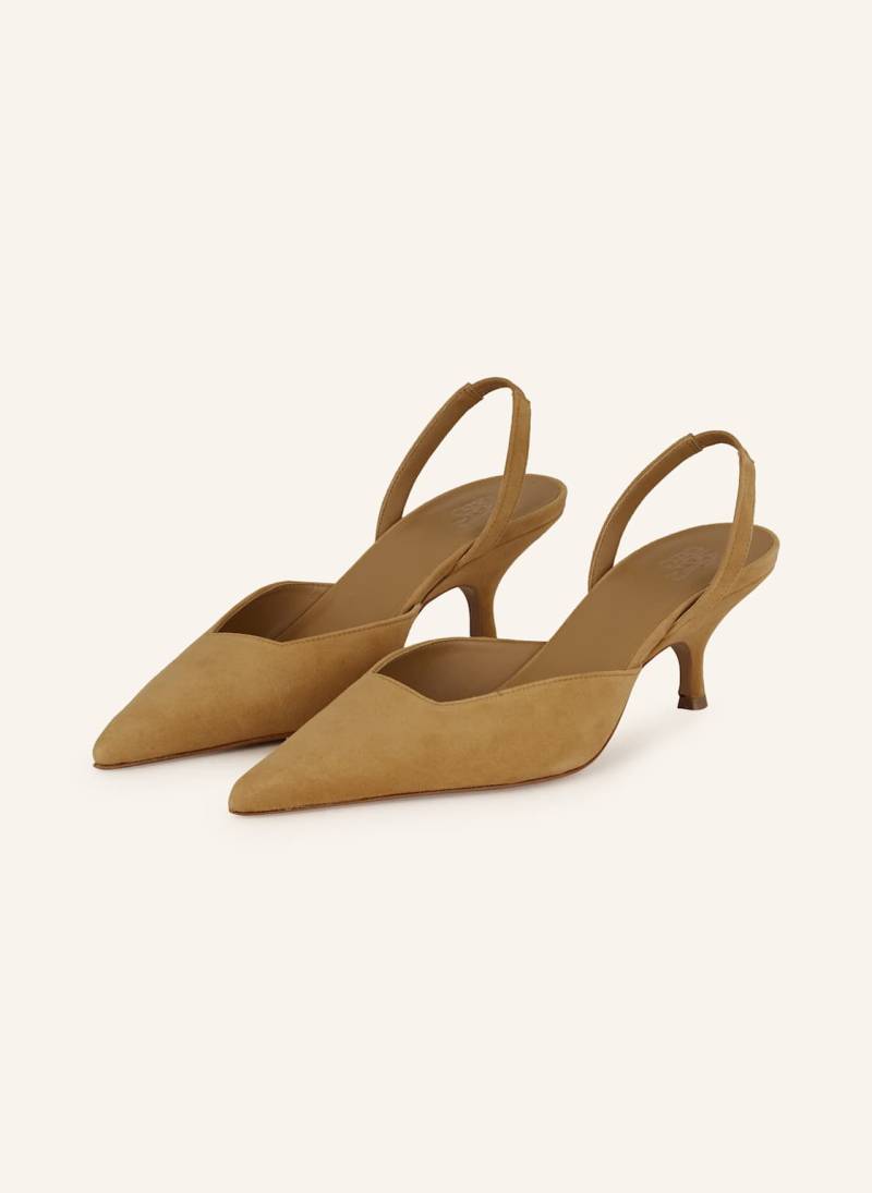 Gia Borghini Slingpumps Octavie braun von GIA BORGHINI