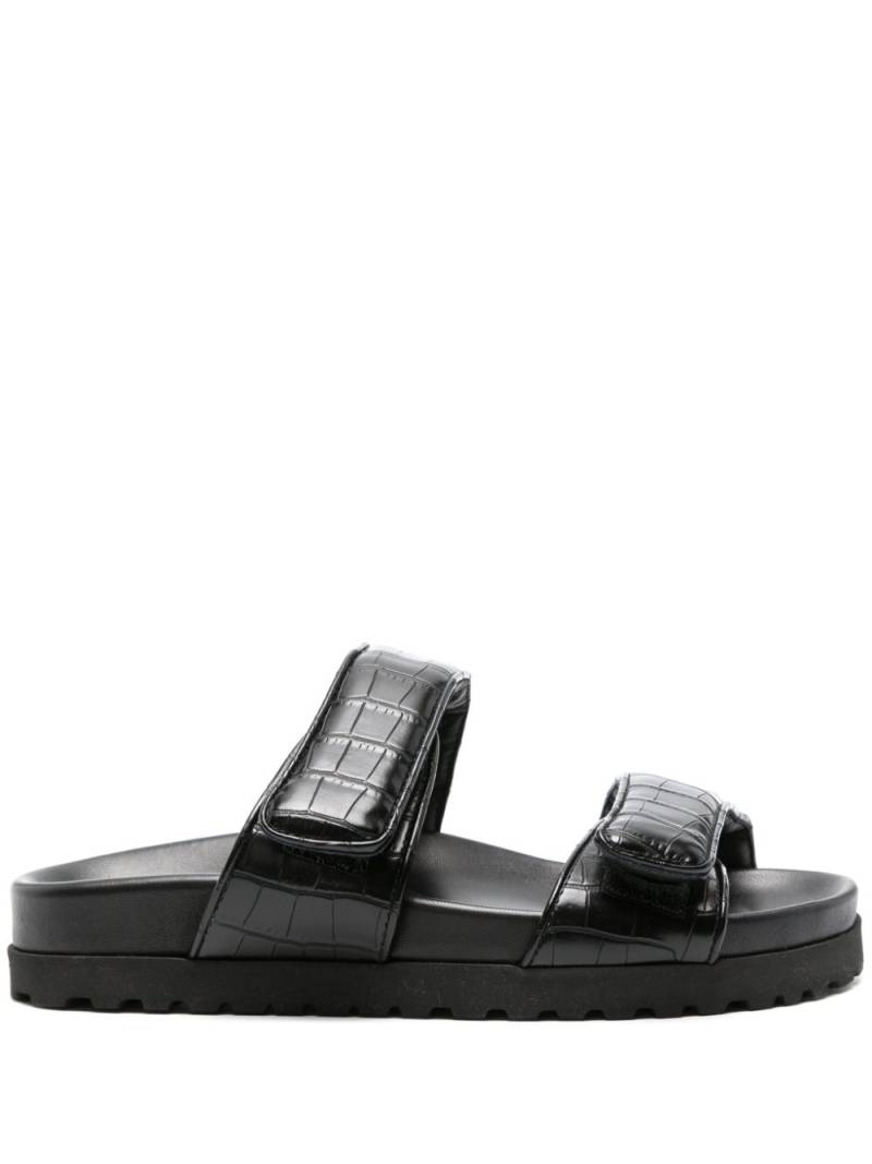 GIABORGHINI Adelaide platform sandals - Black von GIABORGHINI