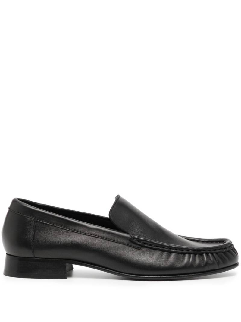 GIABORGHINI Bodil leather loafers - Black von GIABORGHINI