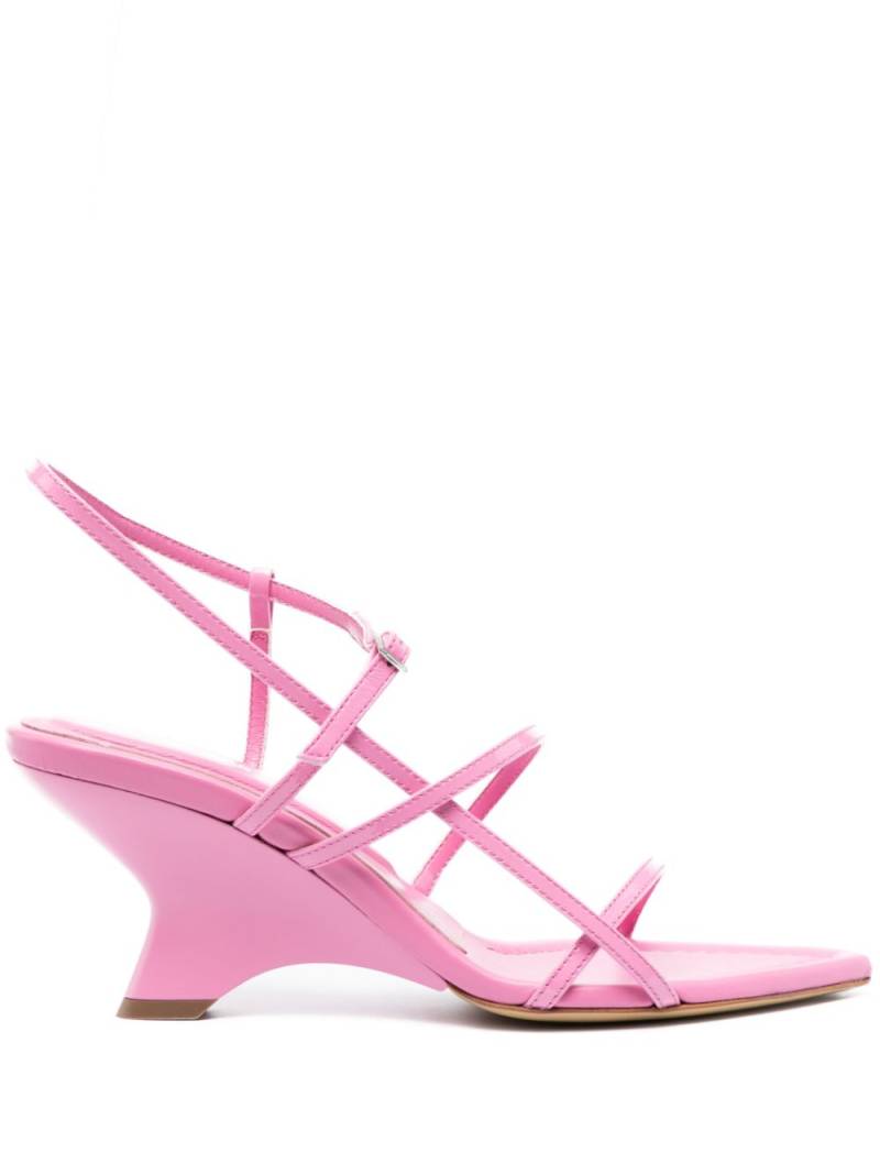 GIABORGHINI Gia26 70mm leather sandals - Pink von GIABORGHINI