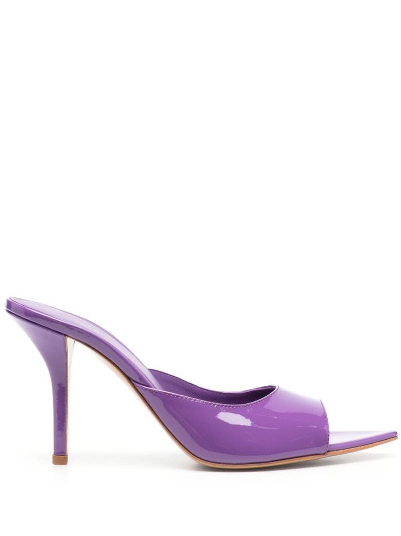 GIABORGHINI x Pernille Teisbaek Perni 90mm leather mules - Purple von GIABORGHINI