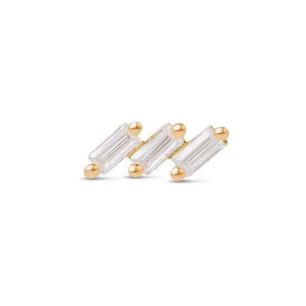 Ohrenpiercing Damen Gelbgold 6mm von GIAHI