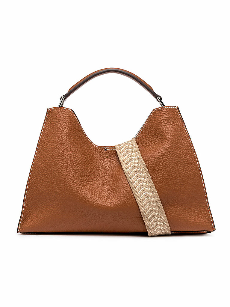 GIANNI CHIARINI Ledertasche - Henkeltasche AURORA camel von GIANNI CHIARINI