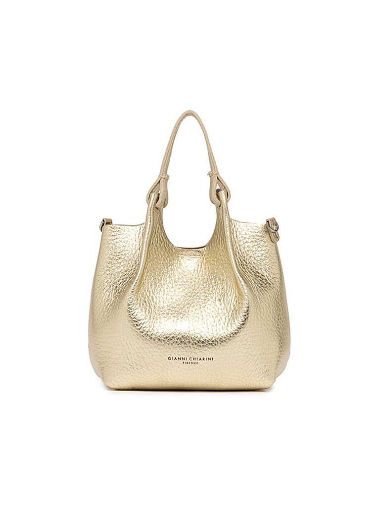 GIANNI CHIARINI Ledertasche - Hobo Bag DUA Small gold von GIANNI CHIARINI