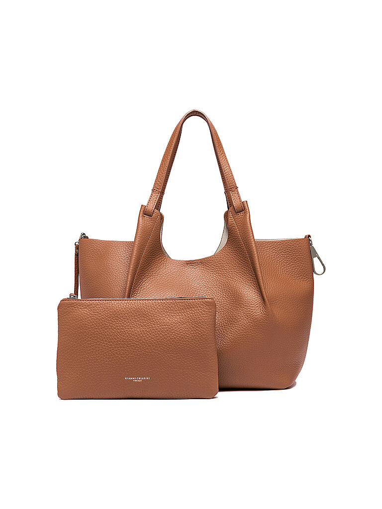 GIANNI CHIARINI Ledertasche - Hobo Bag DUA camel von GIANNI CHIARINI