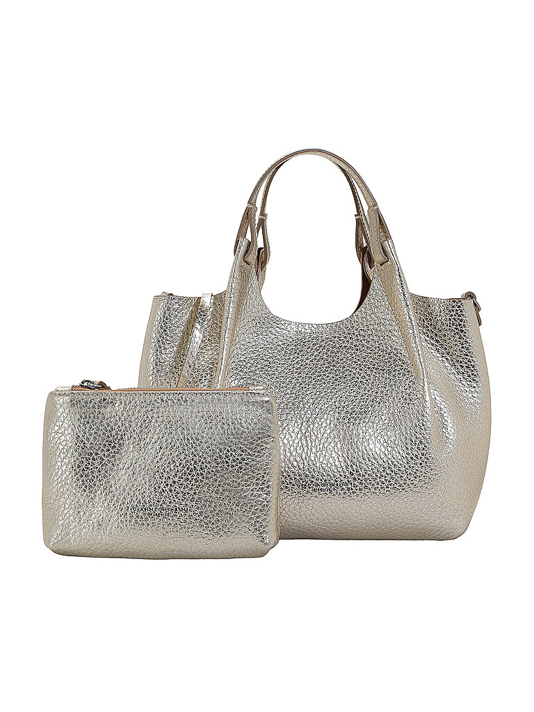 GIANNI CHIARINI Ledertasche - Hobo Bag DUA  gold von GIANNI CHIARINI