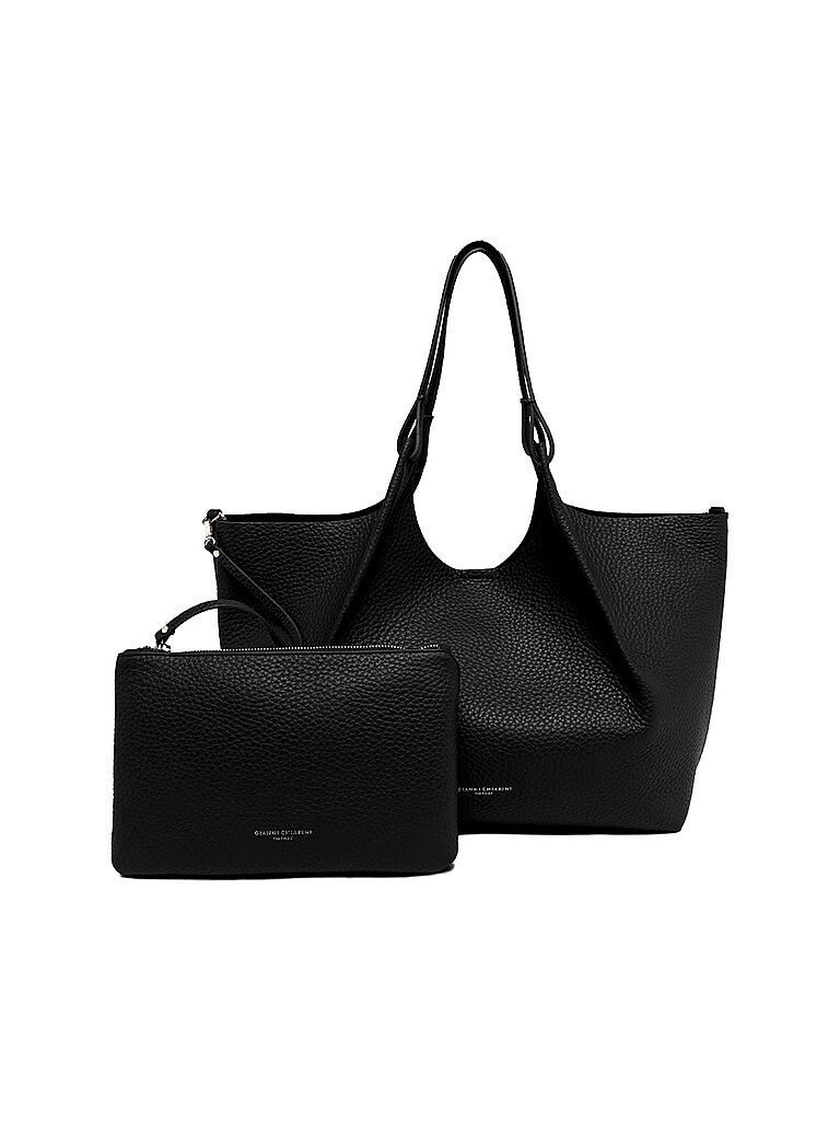 GIANNI CHIARINI Ledertasche - Hobo Bag DUA schwarz von GIANNI CHIARINI