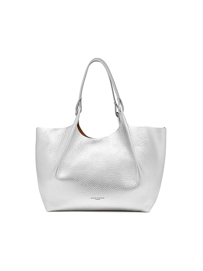 GIANNI CHIARINI Ledertasche - Hobo Bag DUA silber von GIANNI CHIARINI