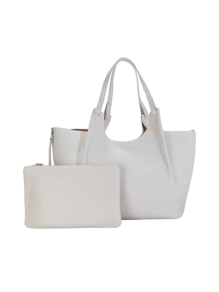 GIANNI CHIARINI Ledertasche - Hobo DUA  creme von GIANNI CHIARINI