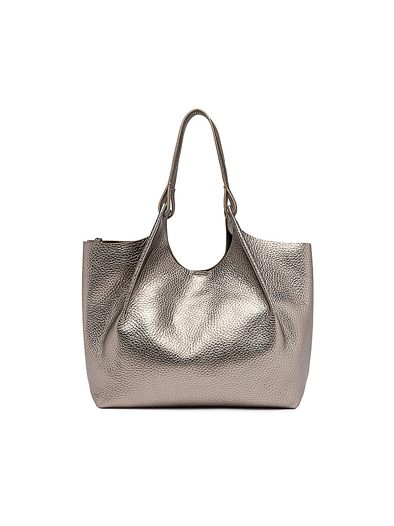 GIANNI CHIARINI Ledertasche - Hobo Bag DUA silber von GIANNI CHIARINI