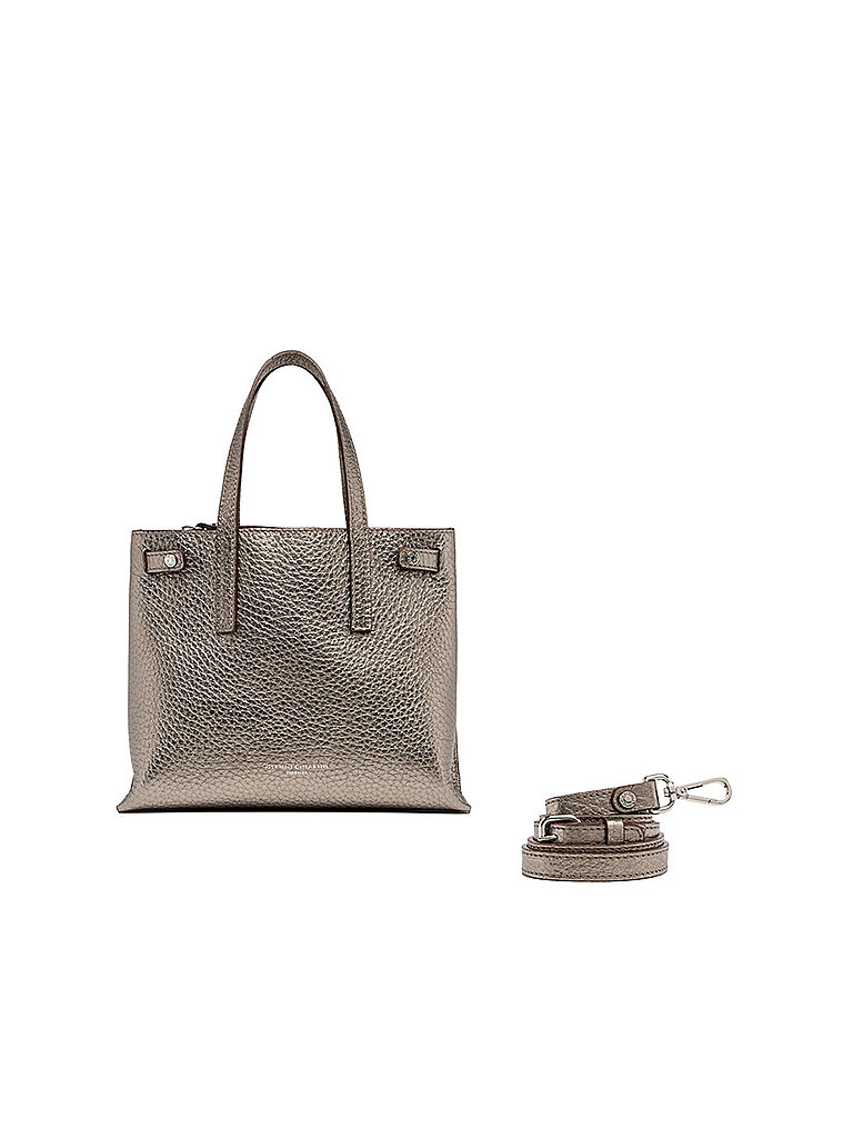 GIANNI CHIARINI Ledertasche - Shopper ALTEA silber von GIANNI CHIARINI