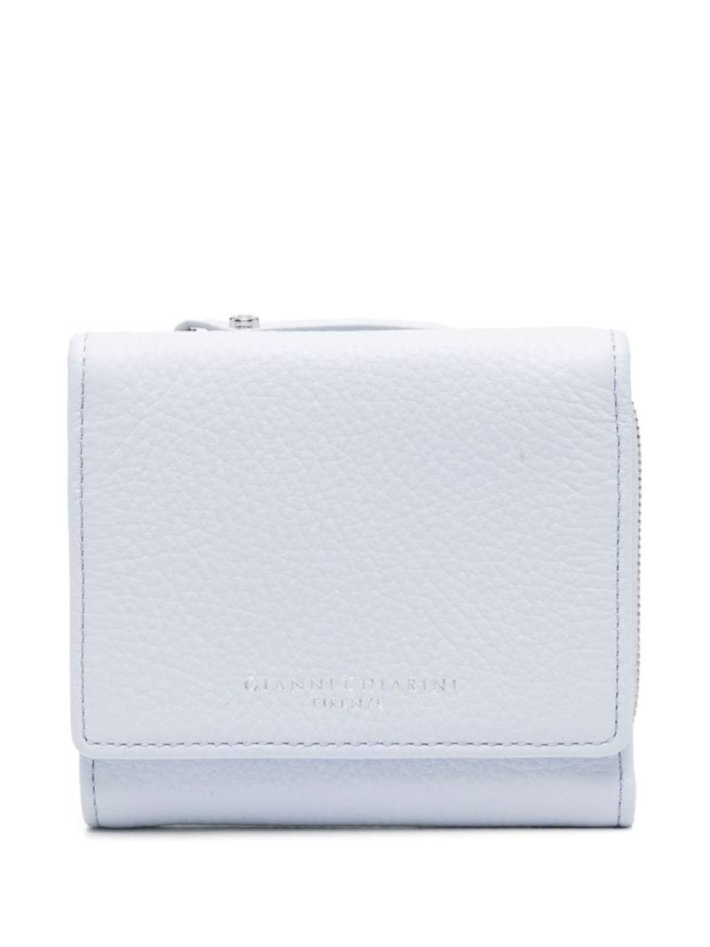 GIANNI CHIARINI logo-stamp wallet - Blue von GIANNI CHIARINI