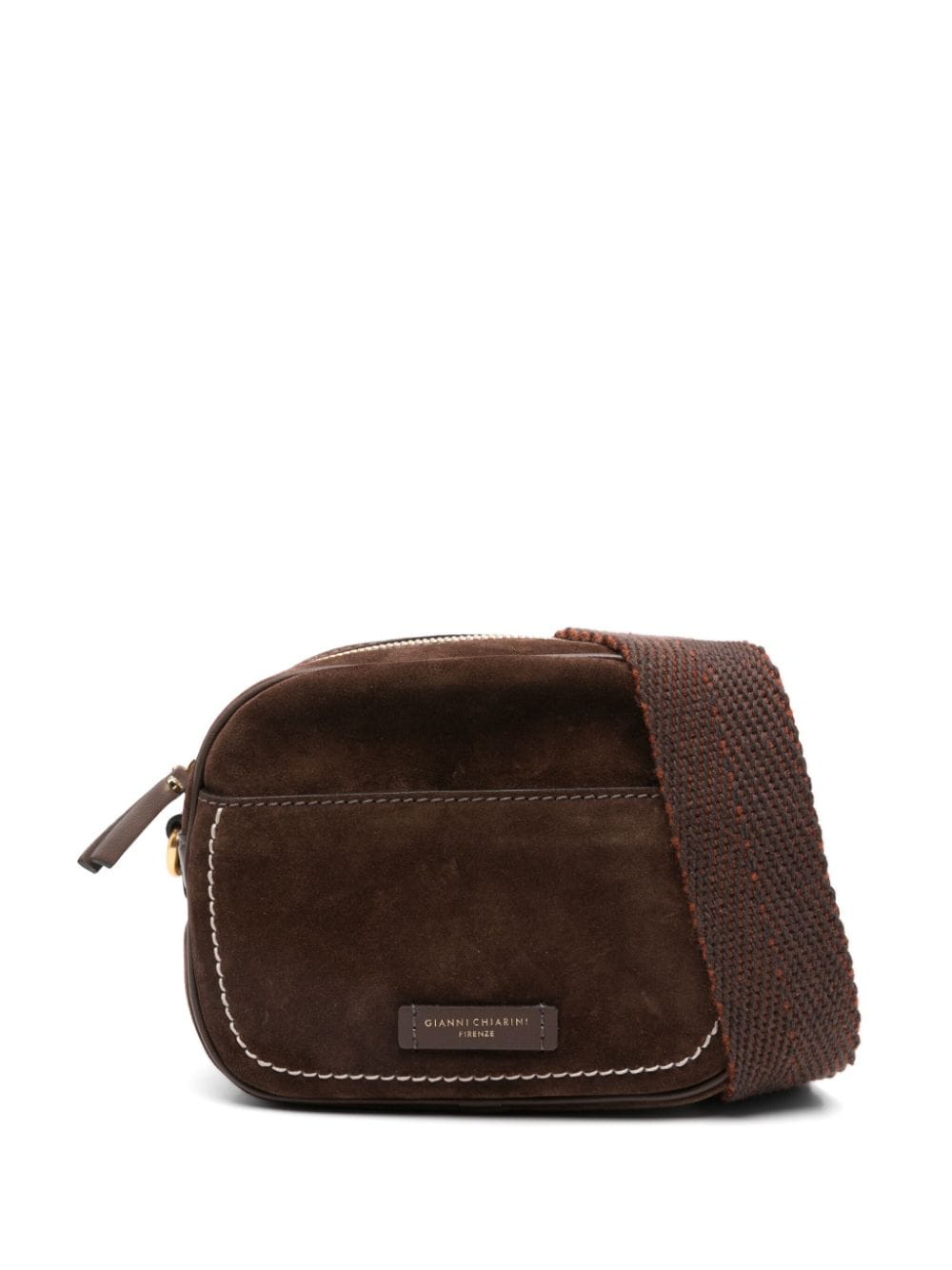 GIANNI CHIARINI small Nina cross body bag - Brown von GIANNI CHIARINI