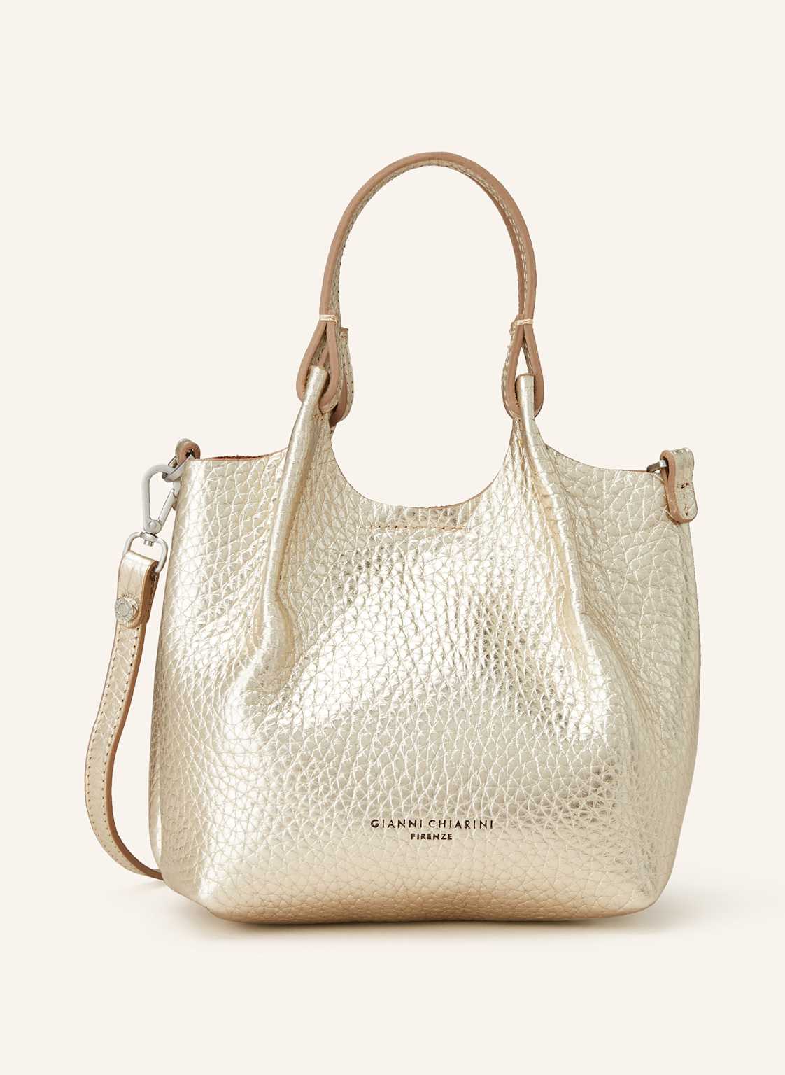 Gianni Chiarini Handtasche Dua Mini gold von GIANNI CHIARINI