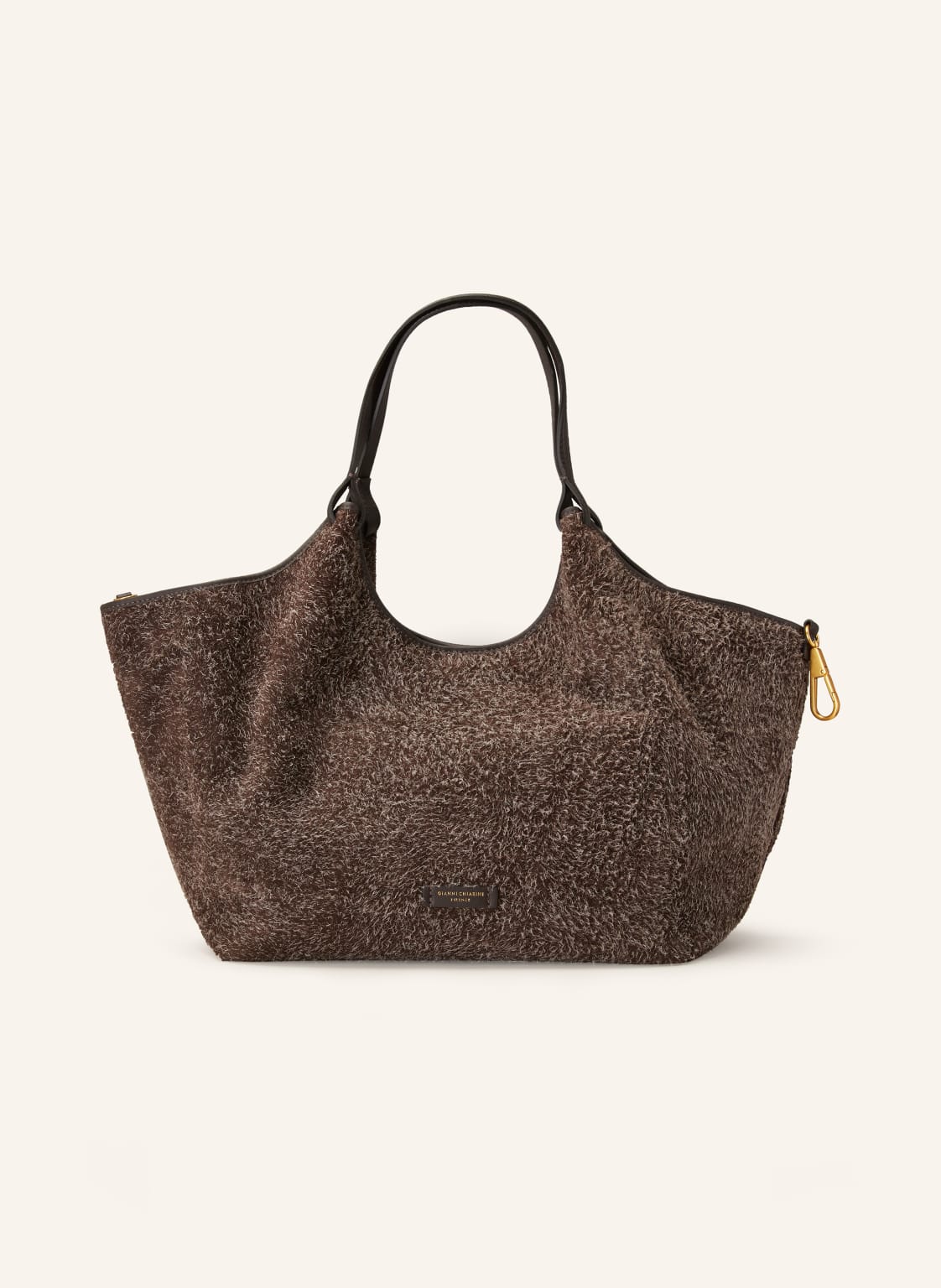 Gianni Chiarini Hobo-Bag Dua Xl Mit Pouch braun von GIANNI CHIARINI