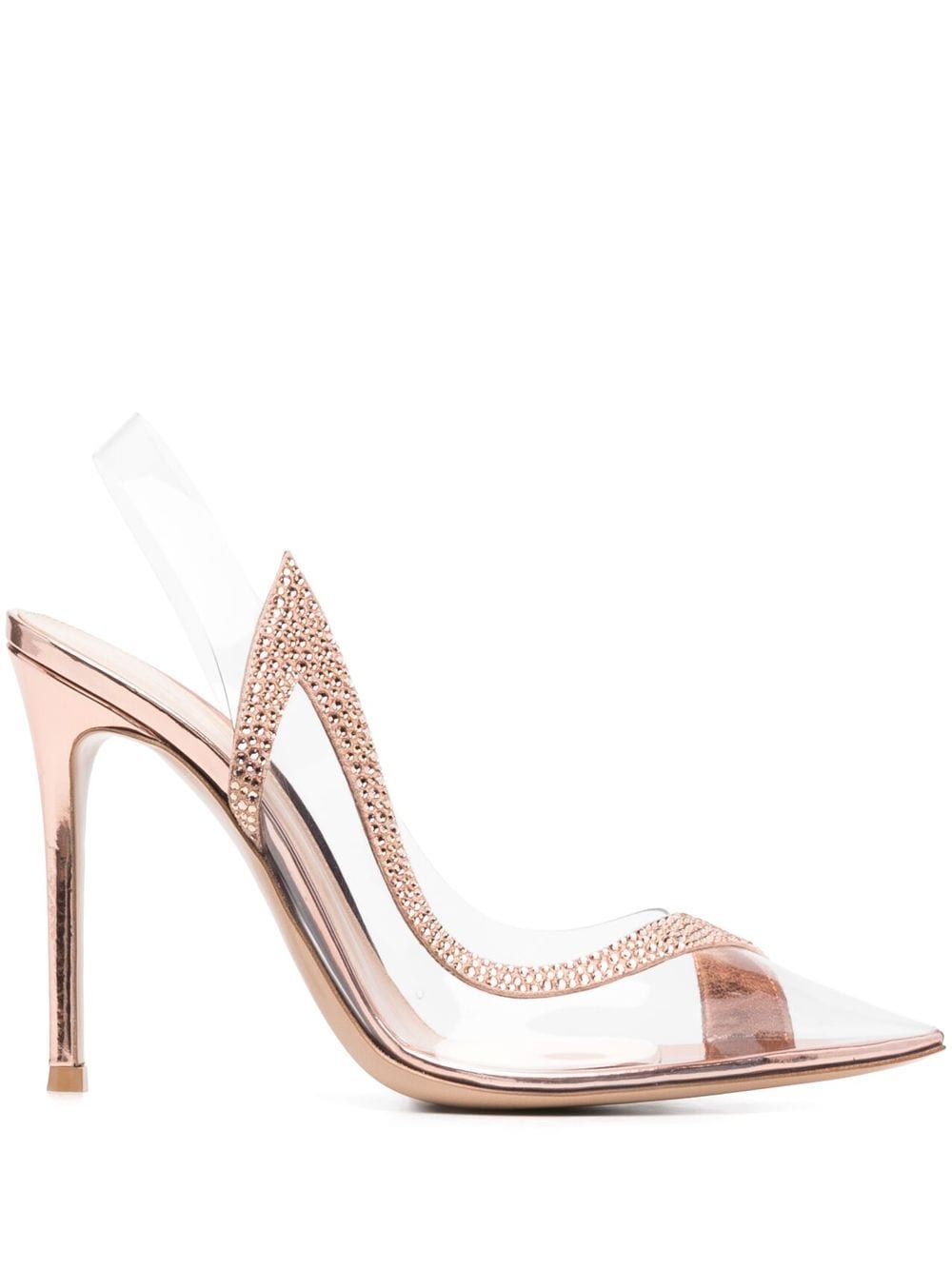 Gianvito Rossi Hortensia 105mm slingback pumps - Pink von Gianvito Rossi