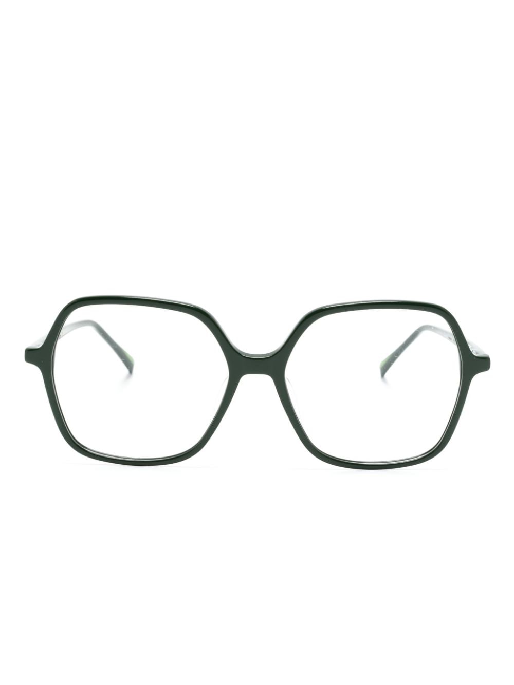 GIGI STUDIOS Candela square-frame glasses - Green von GIGI STUDIOS