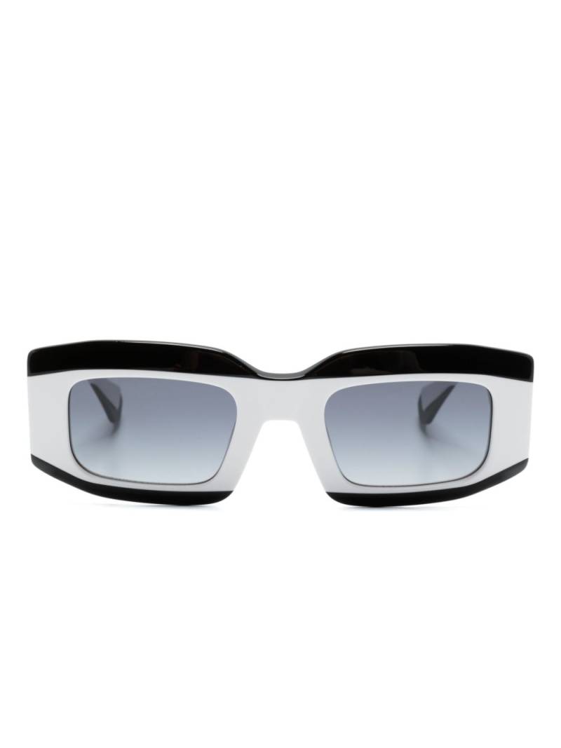 GIGI STUDIOS Chess rectangle-frame sunglasses - Black von GIGI STUDIOS