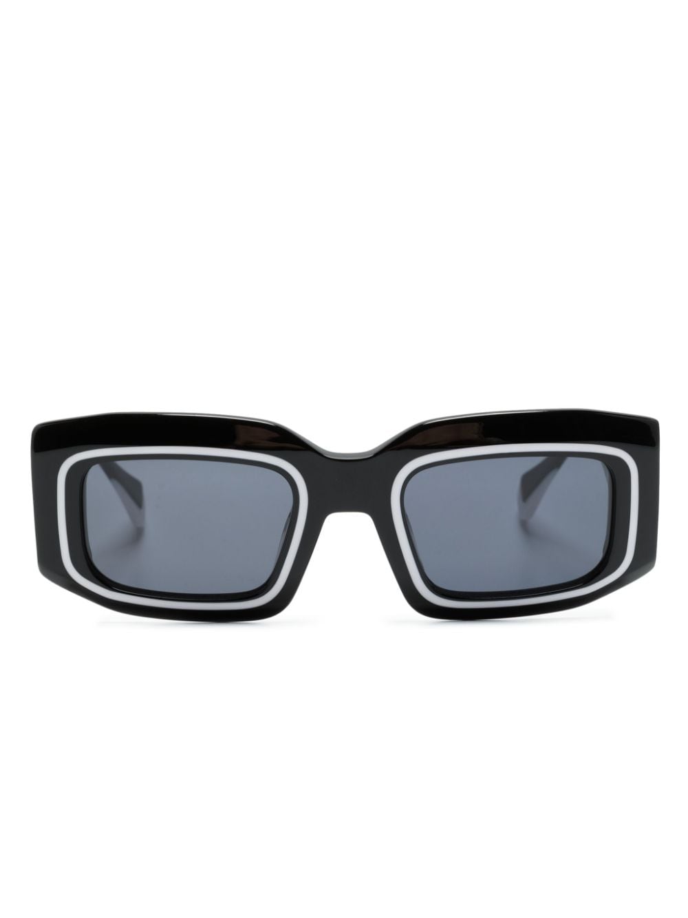 GIGI STUDIOS Chess square-frame sunglasses - Black von GIGI STUDIOS