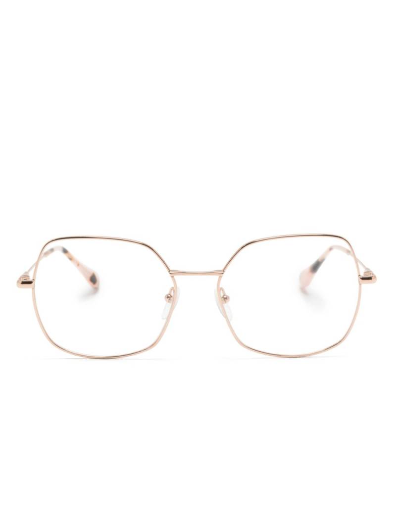 GIGI STUDIOS Elizabeth square-frame glasses - Gold von GIGI STUDIOS