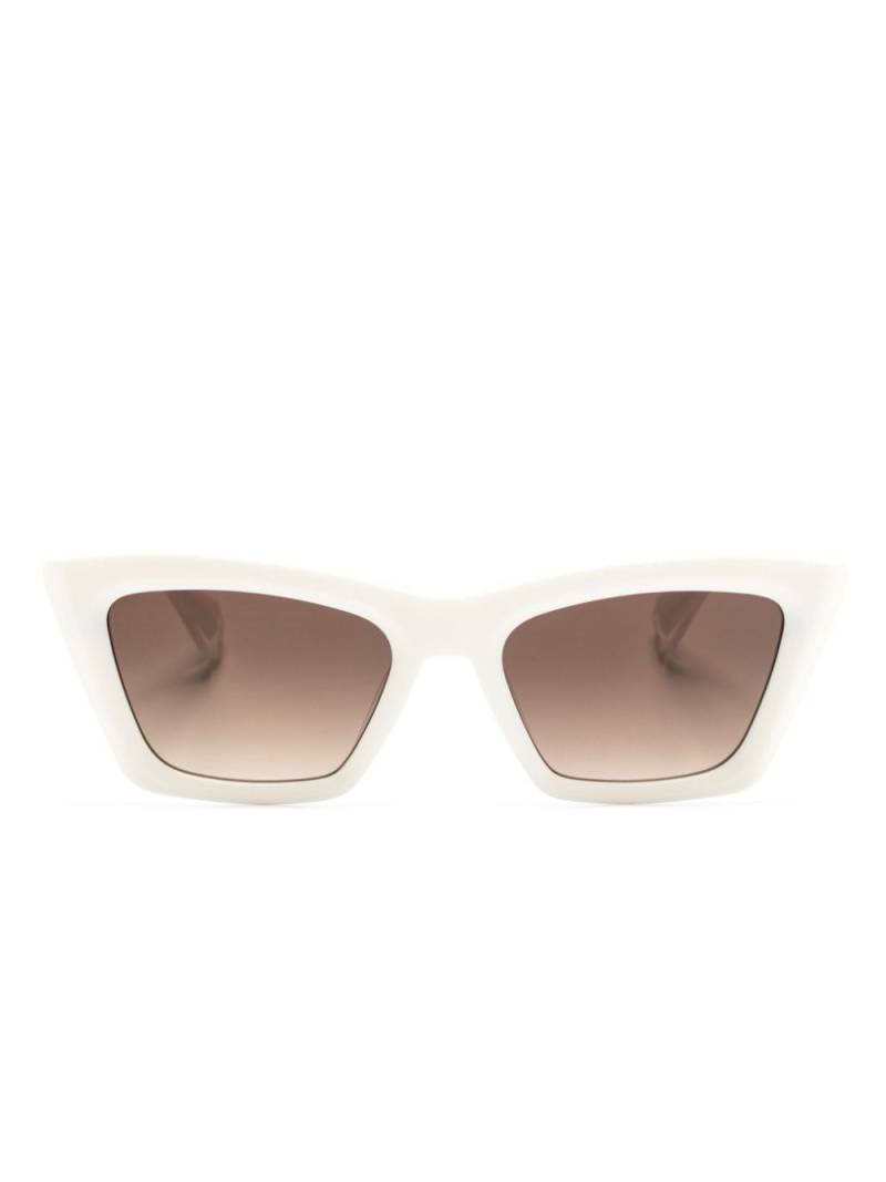 GIGI STUDIOS Esmeralda cat-eye frame sunglasses - White von GIGI STUDIOS