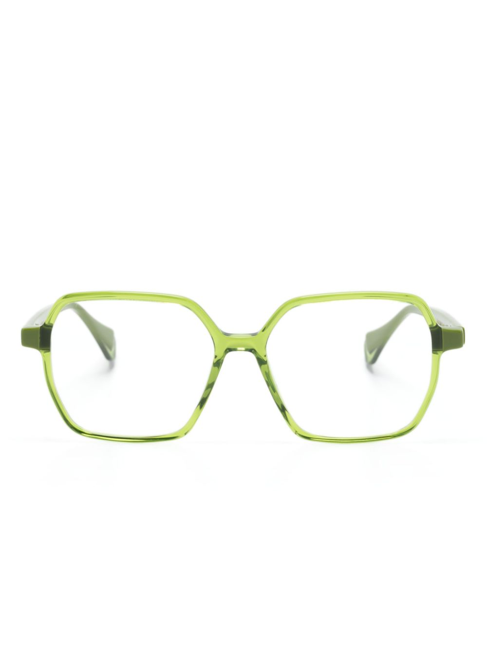 GIGI STUDIOS Fresh square-frame glasses - Green von GIGI STUDIOS