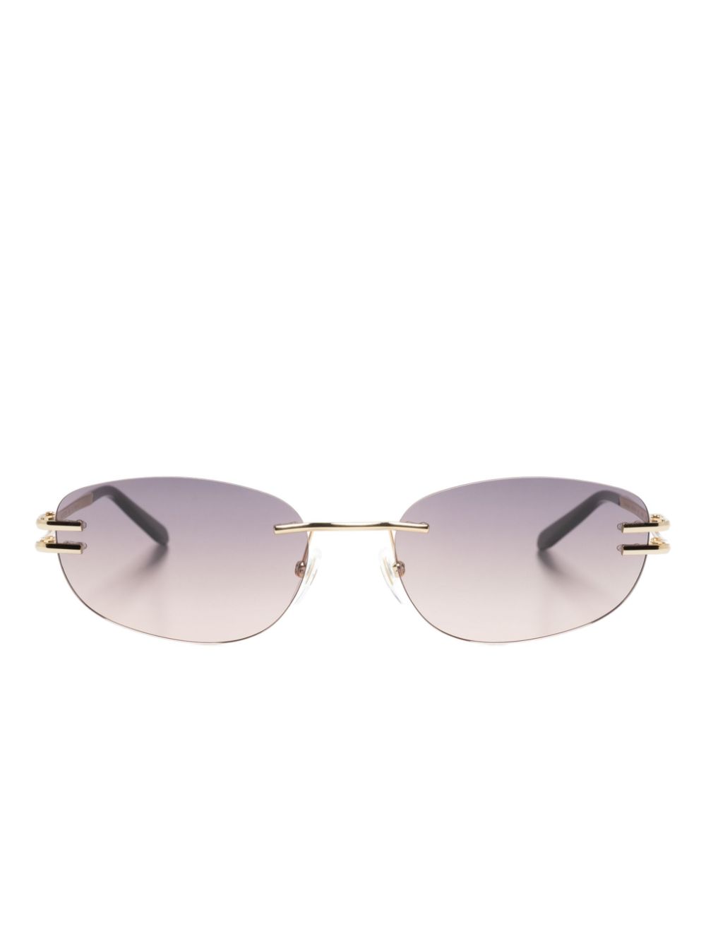 GIGI STUDIOS Michela round-frame sunglasses - Gold von GIGI STUDIOS