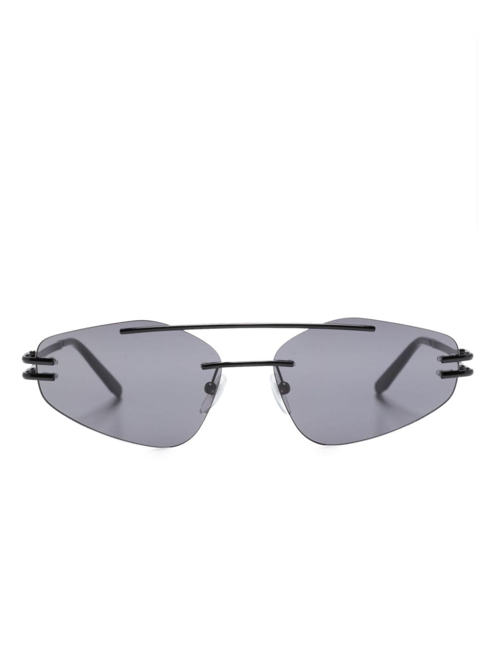 GIGI STUDIOS Nona geometric-frame sunglasses - Black von GIGI STUDIOS