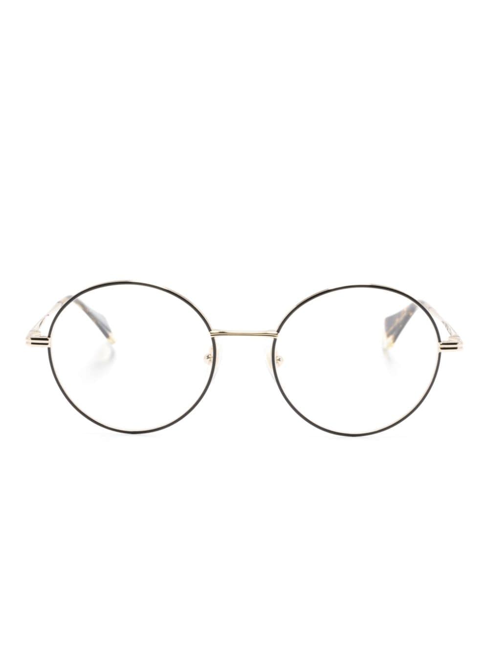 GIGI STUDIOS Perla round-frame glasses - Gold von GIGI STUDIOS