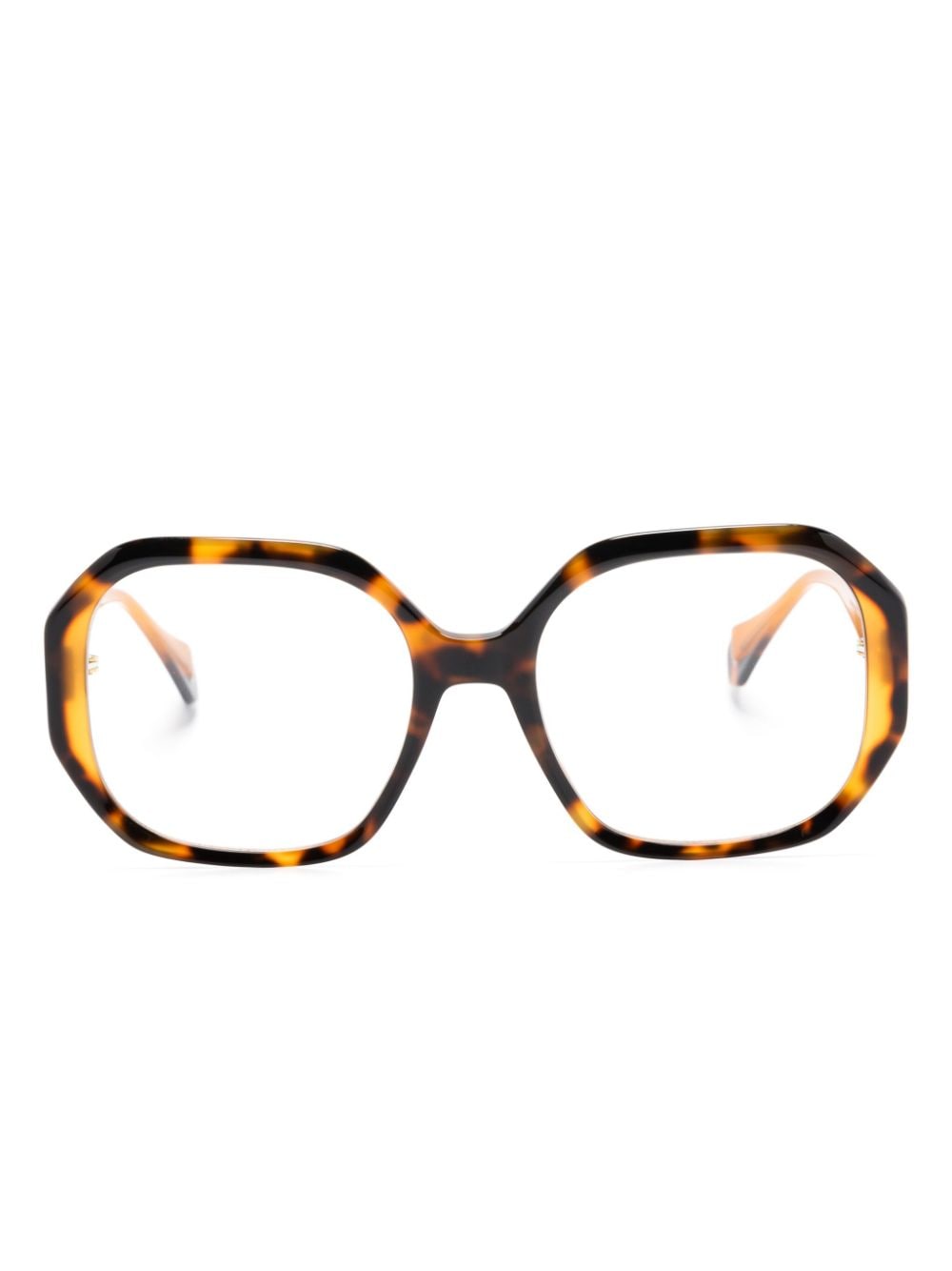 GIGI STUDIOS Sylvie oversize-frame glasses - Brown von GIGI STUDIOS