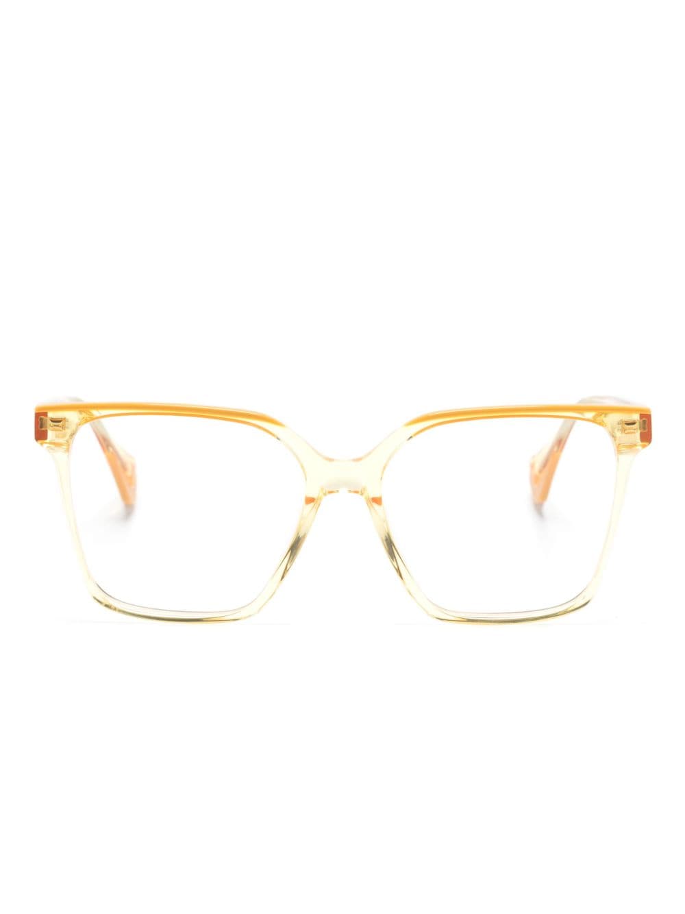 GIGI STUDIOS Tender butterfly-frame glasses - Yellow von GIGI STUDIOS