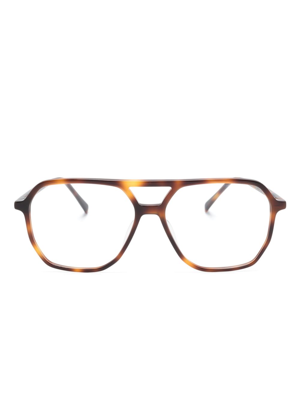 GIGI STUDIOS Vermont pilot-frame glasses - Brown von GIGI STUDIOS