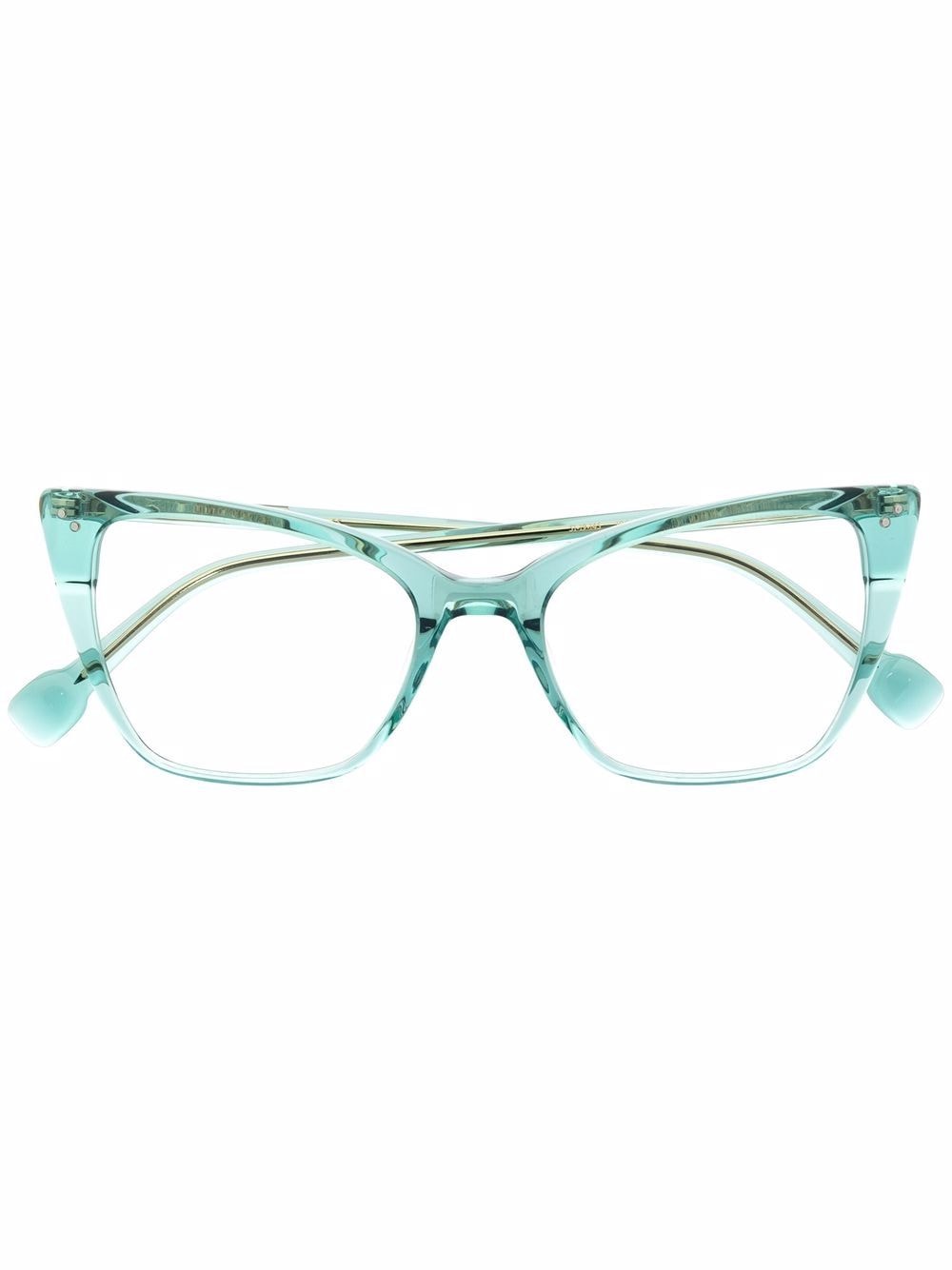 GIGI STUDIOS cat-eye frame glasses - Green von GIGI STUDIOS