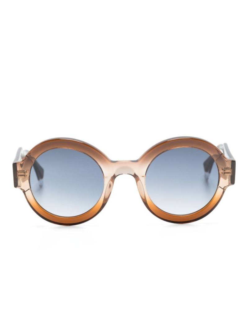 GIGI STUDIOS gradient-effect round-frame sunglasses - Brown von GIGI STUDIOS