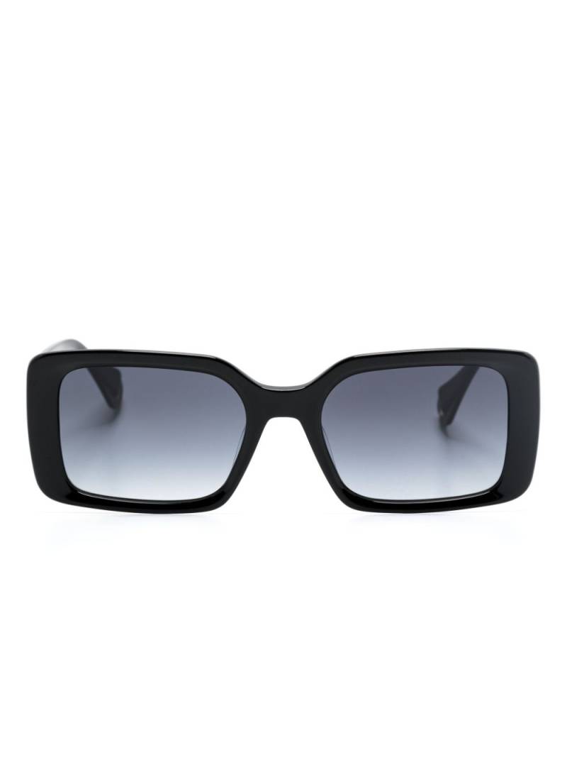 GIGI STUDIOS rectangle-frame gradient sunglasses - Black von GIGI STUDIOS