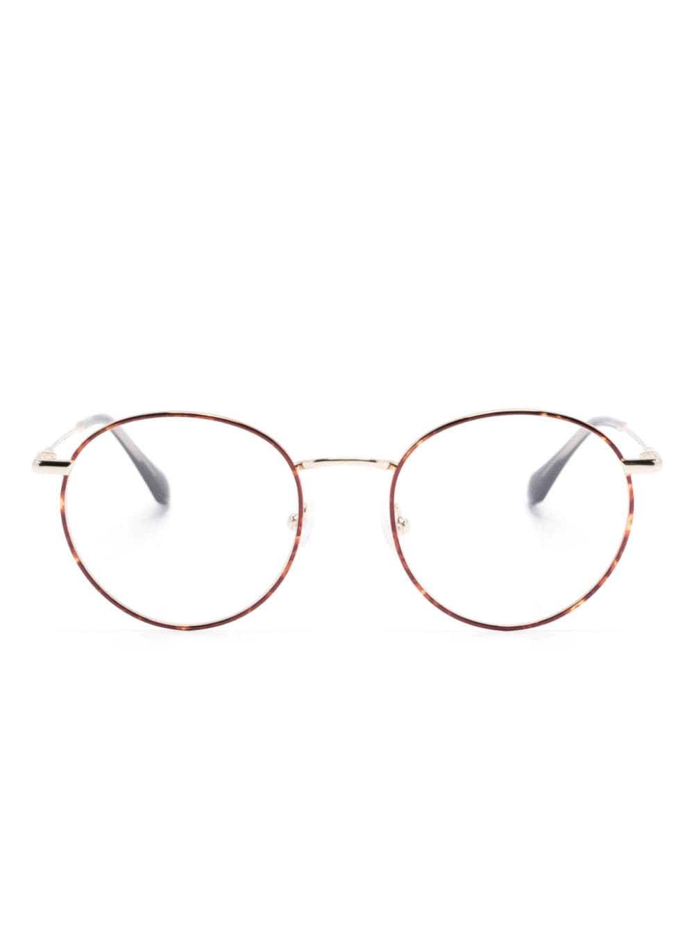 GIGI STUDIOS round-frame glasses - Brown von GIGI STUDIOS