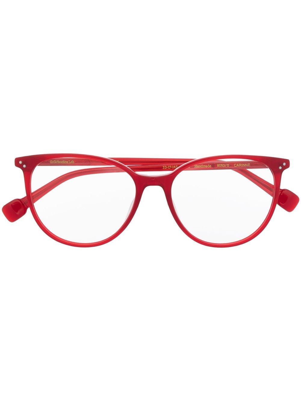 GIGI STUDIOS rounded frame glasses - Red von GIGI STUDIOS